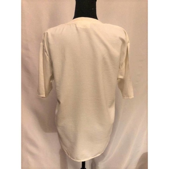 Vintage '80s SERGE rayon top, size extra large - Picture 3 of 6